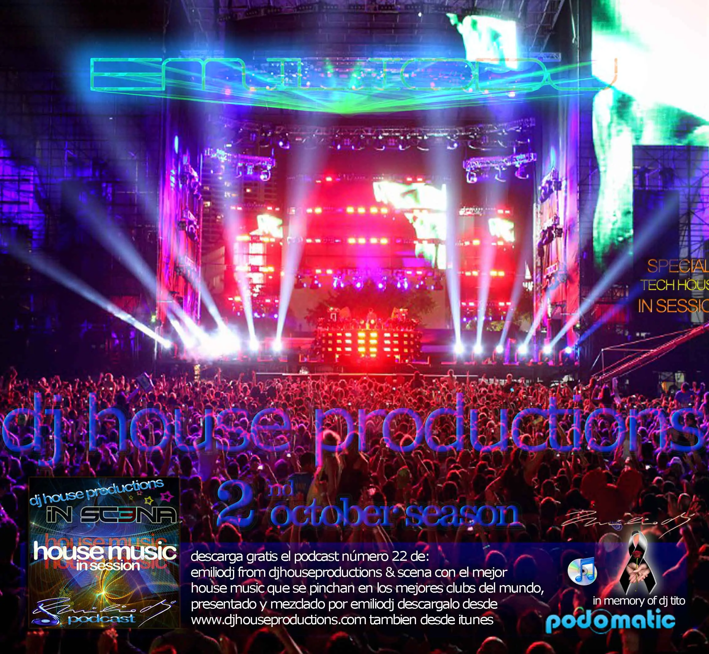 Emilio DJ - DJ House Productions and Scena - Podcast 2011 - 10