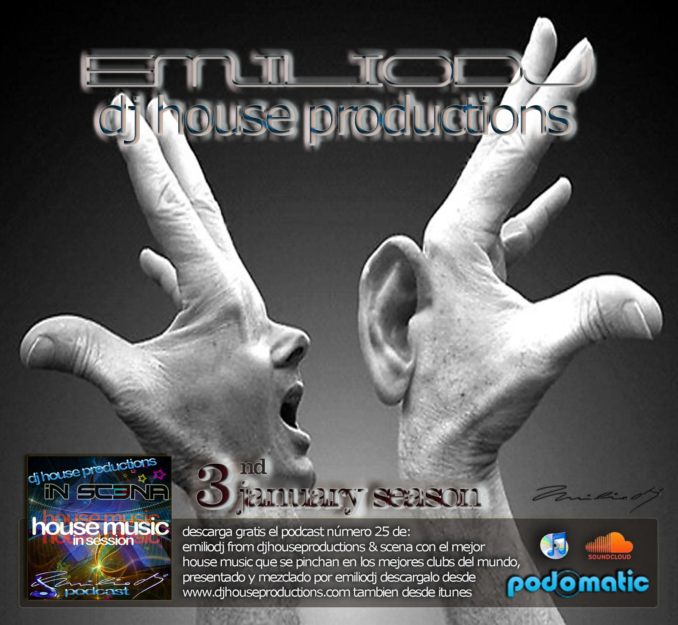 Emilio DJ - DJ House Productions and Scena - Podcast 2012 - 01